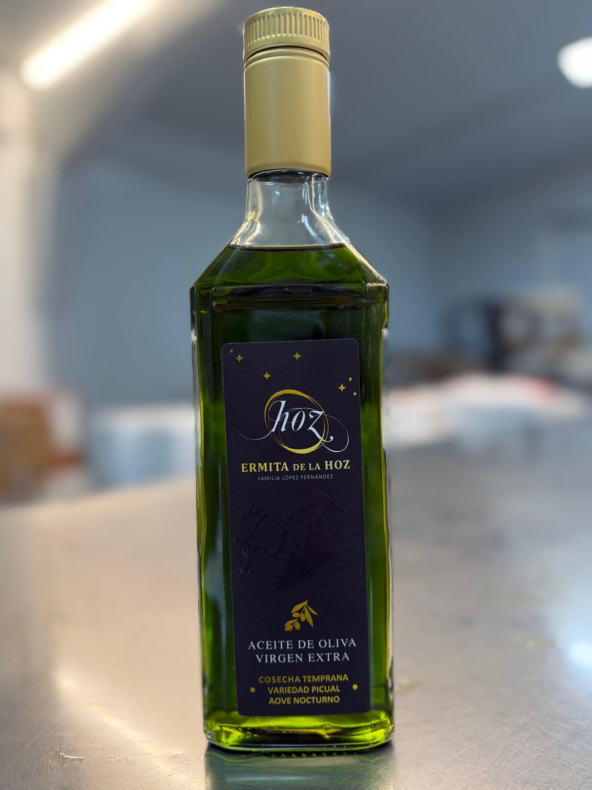 AOVE Ermita de la Hoz - Variedad Picual - Cosecha Temprana AOVE Nocturno 500 ml